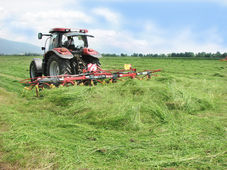 Rozmital OZ676 6 rotor tedder